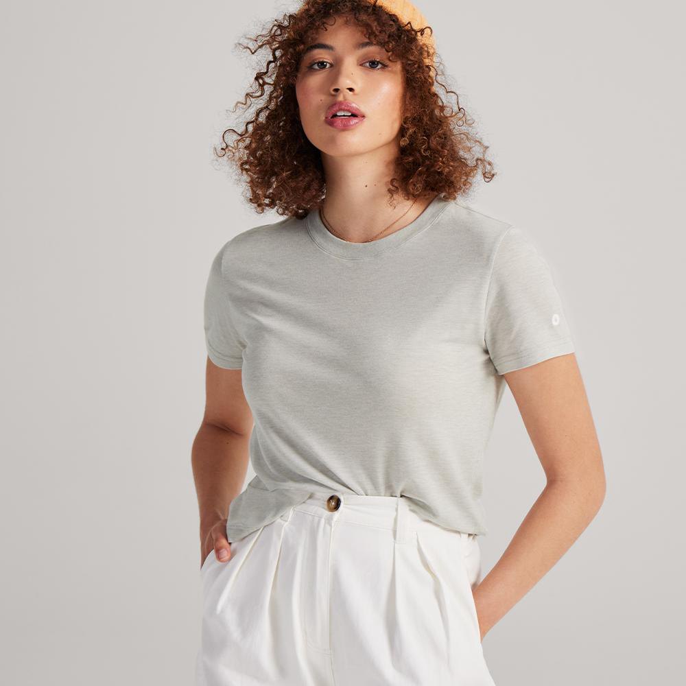 Allbirds Women's T-Shirt White - TrinoXO™ Classic Fit - 67013QYRS